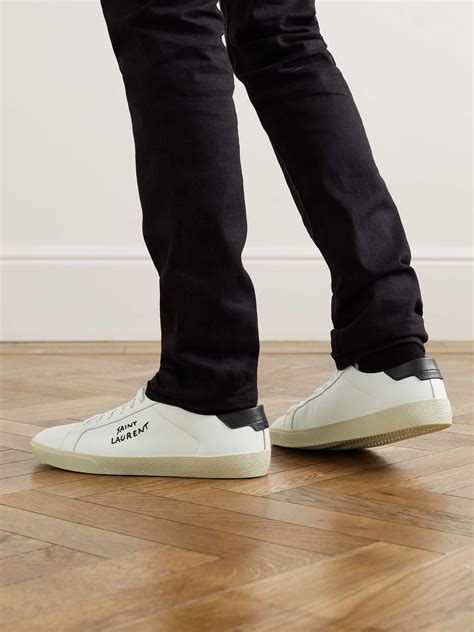 yves saint laurent sneakers sale|saint laurent court classic sneakers.